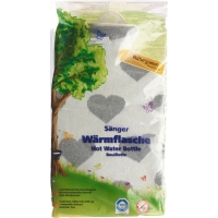 Saenger Wärmflasche Naturkau Strickb 2L Herze
