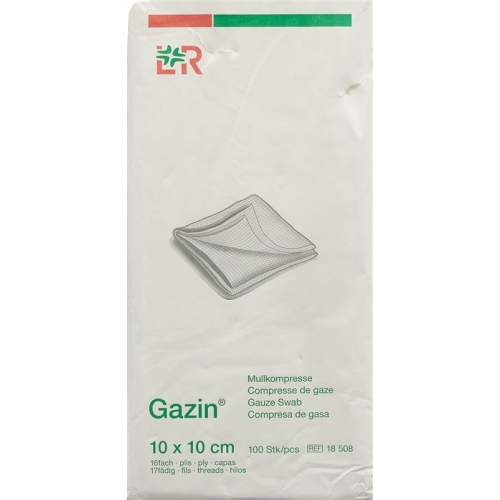 Gazin Faltkompressen 10x10cm 16-fach Unsteril 100 Stück buy online