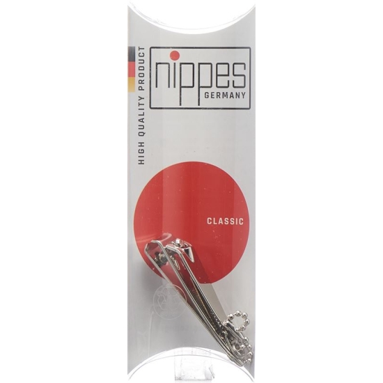 Nippes nail clippers with chain nickel-plated buy online