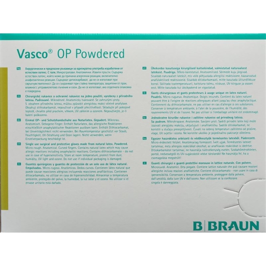 Vasco Op Powdered Grösse 8 50 Paar buy online