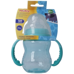 Nuby wide-mouth drinking bottle Tritan 240ml Schnabelsa