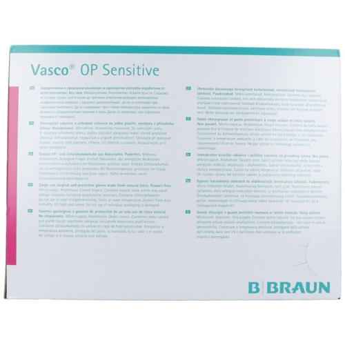 Vasco OP Sensitive Handschuhe Grösse 9.0 40 Paar buy online