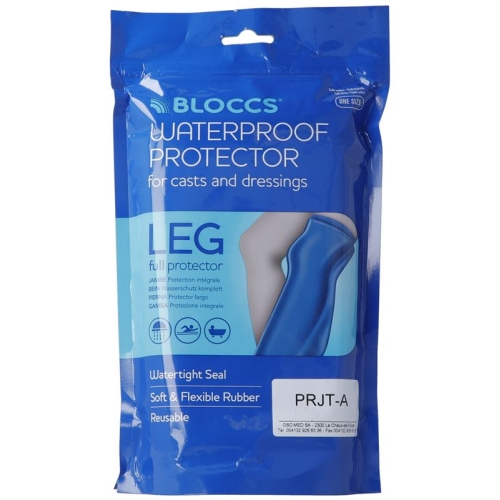 Bloccs bath and shower water protection for the leg 63 + / 95cm Adults