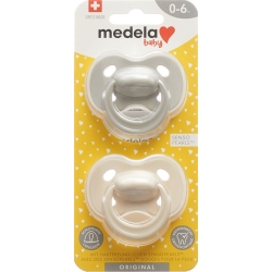 Medela Baby Nuggi Original 0-6 Pastel 2 pieces
