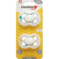 Medela Baby Soother Night & Night Animals 2 pieces