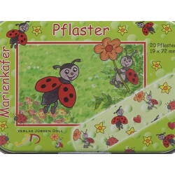 Doell Heftpflaster 19x72mm Marienkäfer Dose 20 Stück