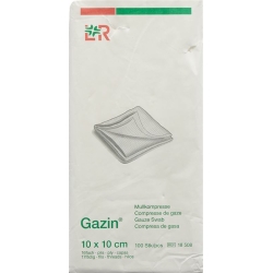 Gazin Faltkompressen 10x10cm 16-fach Rk 100 Stück