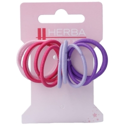 Herba Kids Hair ties 3cm pink 12 pcs