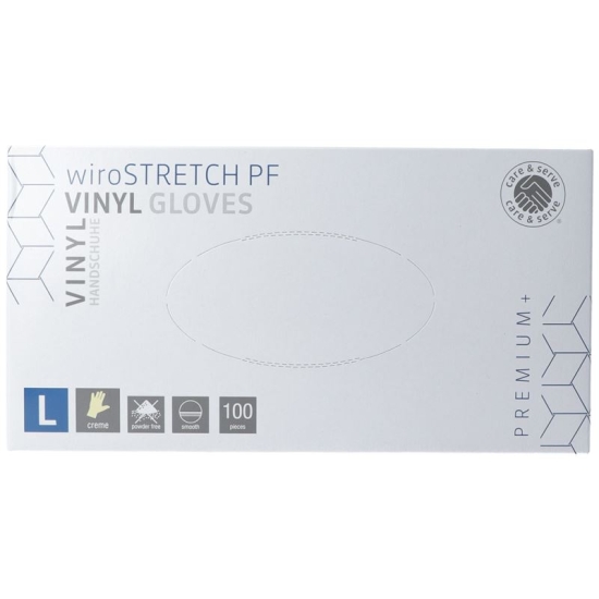 Gribi Untersuchungs-Handschuhe Vinyl L Puderfrei Unsteril 100 Stück buy online