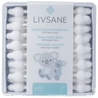 Livsane Sicherheitswattestäbchen 72 Stück