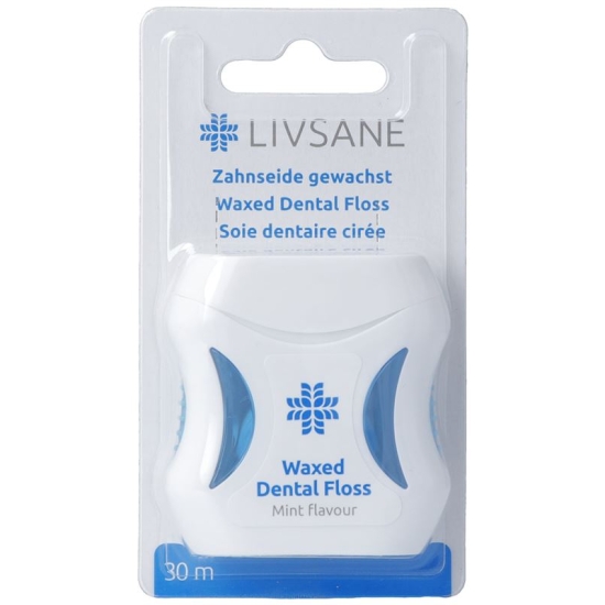 Livsane Dental Floss Waxed 30m buy online
