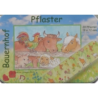 Doell Heftpflaster 19x72mm Bauernhof Dose 20 Stück