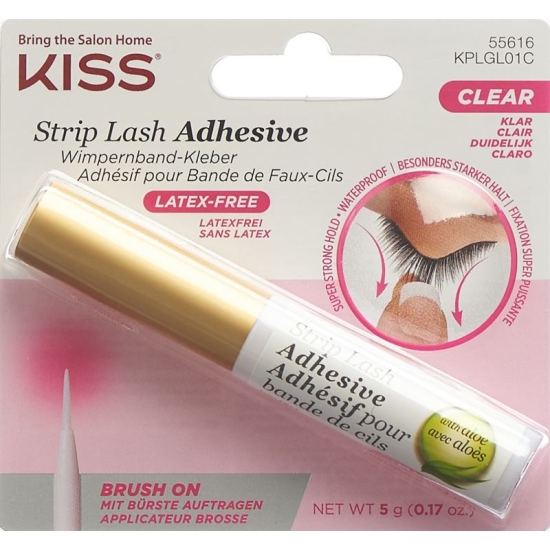 Kiss 24 Hr Strip Eyelash Adhesive Clear buy online