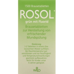 Rosol Fluorid Brausetabletten 1500 Stück