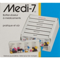 Sahag Medi-7 Medidosierer 7 Tag 4 Faecher Weiss F
