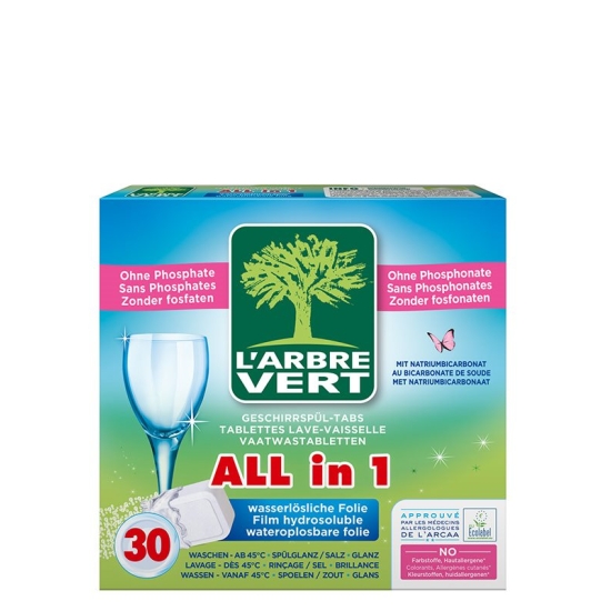 L'Arbre Vert Öko Geschirrspül-tabs All Hydr 30 S buy online