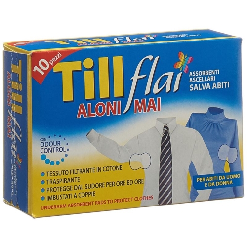Till Flai Aloni Mai Saugpapier Achselhöhlen 10 Stück buy online