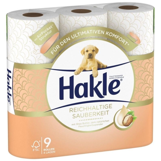 Hakle Reichhaltige Sauberkeit Sh Butt Rolle 9 Stück buy online