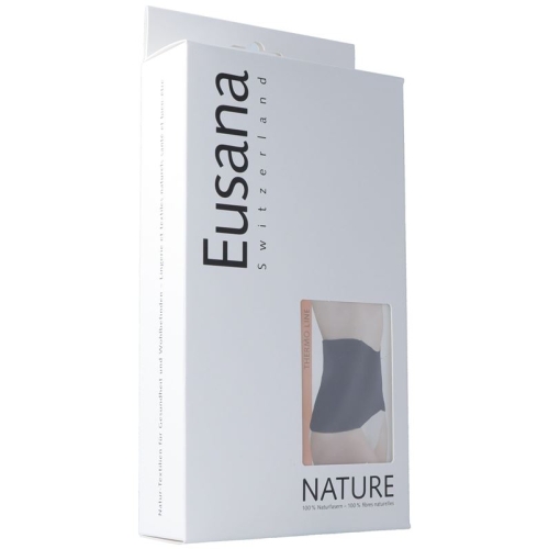 Eusana Kidney Warmer Anatomical Silk/Wool L Black buy online