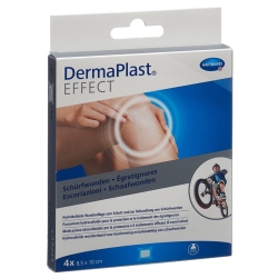 Dermaplast Effect Abrasive Wound Plasters 8.5x10cm 4 Pieces