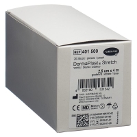 Dermaplast Stretch Gazebinde 2.5cmx4m Weiss 20 Stück