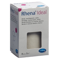Rhena Ideal Elastische Binde 8cmx5m Weiss Neu