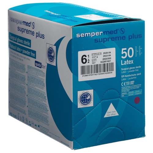 Sempermed Supreme Plus Op Handschu 6.5 St 50 Paar buy online