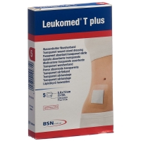 Leukomed T plus transparent wound dressing 7.2x5cm with dressing 5 pcs