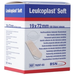 Leukoplast Soft Strips 19x72mm 100 pieces