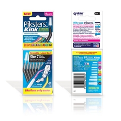 Piksters Kink 7 Black 8 Stück