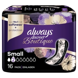 Always Discreet Boutique Inkontinenz Einlage Small 16 Stück
