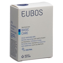 Eubos Soap Solid Unscented Blue 125g