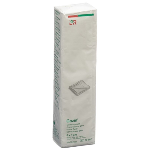 Gazin Faltkompressen 5x5cm 16-fach Unsteril 100 Stück buy online