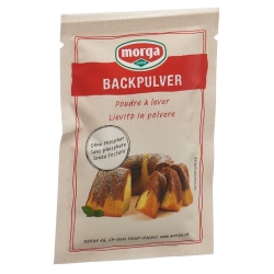Morga Backpulver ohne Phosphat Beutel 22g