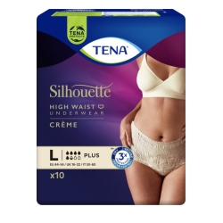 Tena Silhouette Plus L Creme 10 Stück