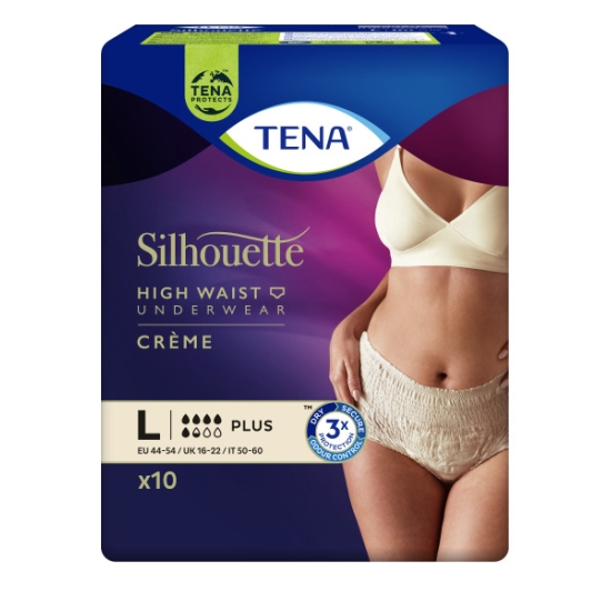 Tena Silhouette Plus L Creme 10 Stück buy online