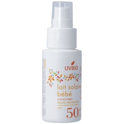 Uvbio Sonnenmilch für Babies SPF 50 Bio Flasche 50ml
