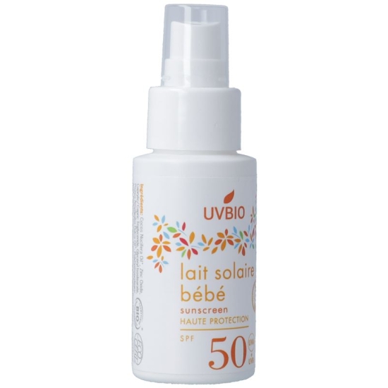 Uvbio Sonnenmilch für Babies SPF 50 Bio Flasche 50ml buy online