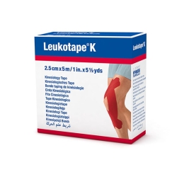 Leukotape K strapping tape 5mx2.5cm red