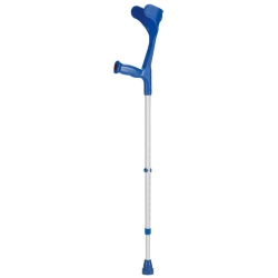 Ossenberg crutch alu / blue hard handle 140kg 1 pair