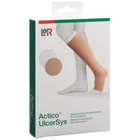 Actico Ulcersys Kompressionsstr M Lang Sand/wei
