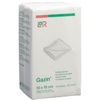 Gazin Faltkompressen 10x10cm 12-fach Rk 100 Stück