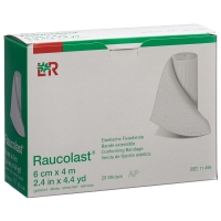 Raucolast elastic bandage 6cmx4m 20 pcs