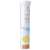 Livsane Calcium Zitronen Geschmack 20 Stück
