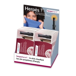 Herpotherm Display 10 Stück + 25 Flyer F