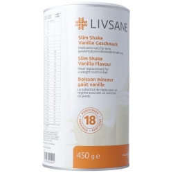 Livsane Slim Shake Vanille Geschmack 450g