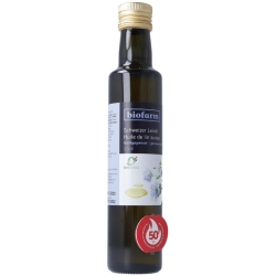 Biofarm Leinöl Ch Knospe Bio Suisse Flasche 5dl