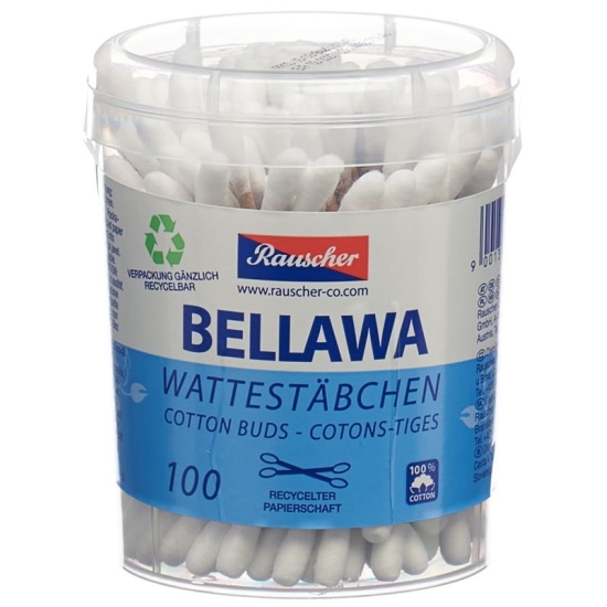 Bellawa Wattestäbchen Runddose 160 Stück buy online