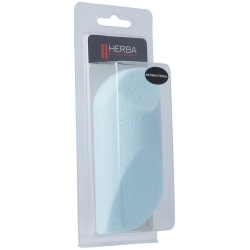 Herba pumice sponge with silver ions light blue