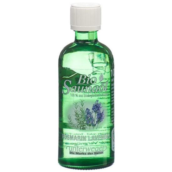 Unterweger Bio Saunaoel Rosmarin Lavendel 100ml buy online